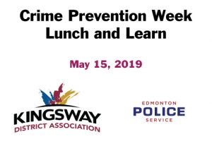 Crime Prevention Week - Lunch and Learn